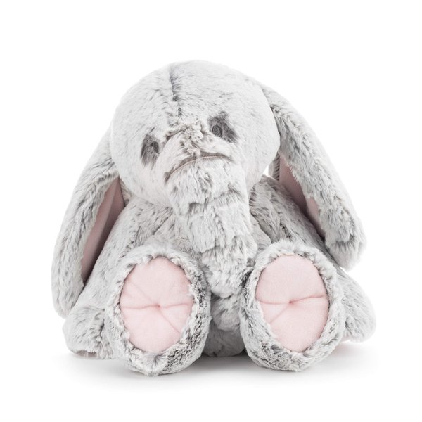 DEMDACO Elephant Soft Pink 14 inch Luxurious Plush Polyester Stuffed Animal Toy