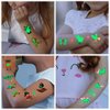 400pcs Luminous Tattoos For Kids,Mixed Styles Temporary Tattoo Stickers,Glow In The Dark Tattoos for Boys and Girls,Unicorn Mermaid Dinosaur Butterfly Fake Tattoos or more party makeup gifts 30 Sheets