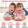Intoypad Quick Push Pop Fidget Game Toys, Bunney Light Up Fidget Toy with 1 Min Auto-Off Electric Pop Bubble Game Controller Handheld Puzzle Sensory Toys Birthday Christmas Easter Gifts Toys for Kids