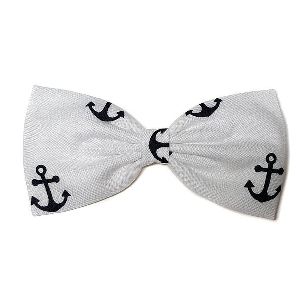 Special Prints Hairbows- Music Notes, Houndstooth,argyle, Nascar, Cammo (Group 2 of 2) (Alligator Clip, Blue Anchors)