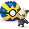 MEGA Pokemon Pancham Building Toy Kit, Poseable Action Figure (26 Pieces) for Kids