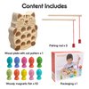 Magnetic Fishing Game,Wooden Montessori Magnetic Fishing Toys for Toddlers,Preschool Education Learning Hand-Eye Cognition & Fine Motor Skill Birthday Gifts for 3 4 5 Years Old Kids Boys Girls