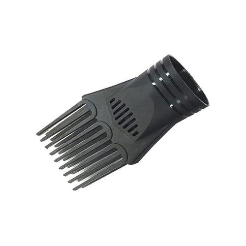 Black Universal Hair Dryer Comb Nozzle Salon Hair Dryer Blow Comb Attachment Hair Styling Nozzle Tool Nice and Fashion Salon Tool Hair Combs for Straightening Detangling Fine Curly Natural Hair