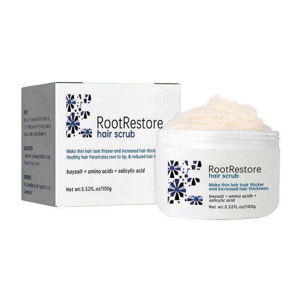 Rosemary Scalp Scrub Exfoliator Shampoo, Treatment for Dandruff Dry Itchy Scalp Hair Loss, Oil Control Clarifying Shampoo for Build Up, Fresh Soothe Scalp Sulfate-Free, 3.52oz