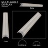 Tapered Extra Long Nail Tips, Ballerina Natural Acrylic Fake Nail Tips, Press On Nail False Nails with Box for Nail Salons and DIY Nail Art, 240PCS, 10 Sizes (Natural)