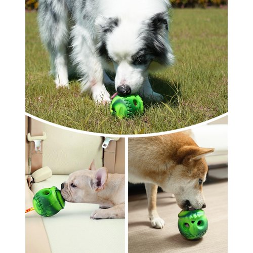 Joytale Dog Enrichment Toys, Fillable Dog Chew Toys, Dog Toys for Aggressive Chewers, Skull Design Dog Toys with Rope, Indestructible Dog Toy to Keep Them Busy