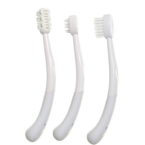 Dreambaby Toothbrush Set 3 Stage, White