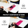 ZAXOP Resistant Silicone Mat Pouch for Flat Iron, Curling Iron,Hot Hair Tools (Hotpink)