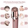 Womens Facial Hair Removal(as seen on tv),Painless Hair Shaver Rechargeable,2 x Replacement Heads Included, Lady Face Electric Razor for Lip, Chin,arms,The Best Female Mustache Remover