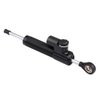 Qiilu Universal Motorcycle Steering Damper Stabilizer, Damper Stabilizer Linear Reversed Safety Control with Mounting Bracket Aluminum
