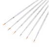 Fine Detail Paint Brush Set, 6 Pieces Miniature Art Brushes for Fine Detailing,Art Painting - Acrylic, Watercolor, Oil - Miniatures, Models, Airplane Kits, Nail