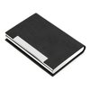 Padike Business Card Holder/ Case Professional PU Leather & Stainless Steel Multi Wallet Credit Card ID Case/Holder for Men & Women. (Black)