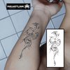 INKARTLINK Semi Permanent Tattoos, realistic temporary tattoos, snake tattoos for cool boys and girls, waterproof and non-reflective, exquisite packaging, unique design(Snake 5)