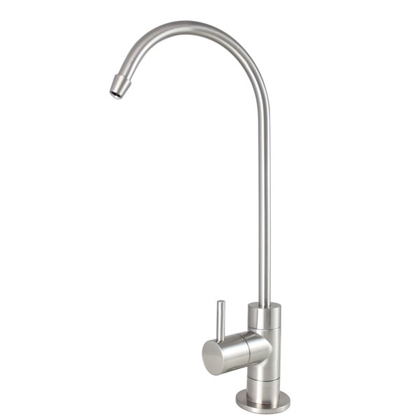 Formosa Design Hardware Lead-Free Drinking Water Faucet Non-Air-Gap Reverse Osmosis Units or Water Filtration System (Brushed Nickel)