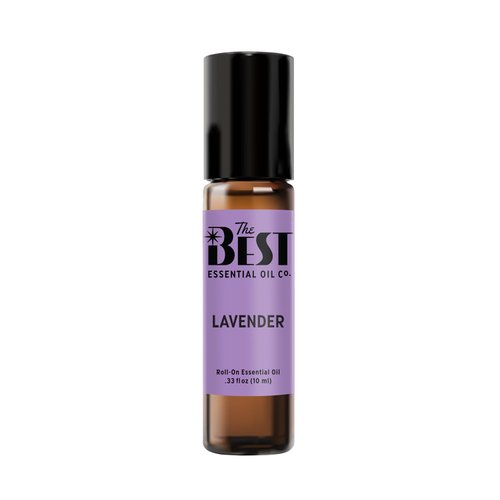 The Best Lavender Essential Oil Roll-On- Premium Grade- Pre-Diluted in Coconut Oil- Ready to Use- 10 ml (.33 fl oz)