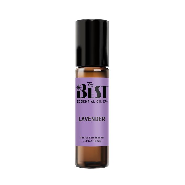 The Best Lavender Essential Oil Roll-On- Premium Grade- Pre-Diluted in Coconut Oil- Ready to Use- 10 ml (.33 fl oz)