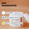 YURHERSU Collagen Sleep Facial Mask, Moisturizing Face Cream, Overnight Skin Care Firming Making Skin Tender, Fast Absorption Not Sticky Removing Fine Wrinkle for Women Man Skin Care