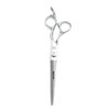 Dayline 7" Professional Salon Shears Hairdressing Scissors Haircut Human Silver Barber Scissors Japan 440c Steel Cutting Hair Scissors (7 inch)