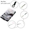 Carp Fishing Tackle Kit – 225pcs Carp Fishing Hair Rig Boilie Stops Carp Hooks Swivels Tube Sleeves Clips Carp Bait Rig Fishing Equipment