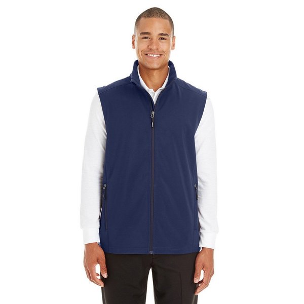 Men's Cruise Two-Layer Fleece Bonded Soft Shell Vest 4XL CLASSIC NAVY