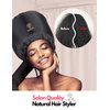 BEAUT'E SEOUL Soft Bonnet Hair Dryer Attachment - Upgraded Adjustable & Large Hood for Hand Held Dryers - Soft Blow Dryer Caps for Natural Curly Textured Hair Styling, Deep Conditioning & Fast Drying