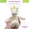Thermal-Aid Zoo - Mini Microwavable Stuffed Animal - Plush Toy and Hot Cold Pack - Juno The Unicorn - 3.15 x 2.6 x 9.3 in