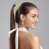 GoYoho Satin Hair Scrunchies for Women 10 Pack. Silk Hair Ties No Damage No Slip Hair/Thick Hair Accessories/Elastics Ponytail Holder for Curly Hair/Silk Hair Ties for Thin Hair/for girls.