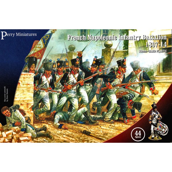 Perry Miniatures - French Napoleonic Infantry Battalion 1807-14 (44x 28mm Multi Part Plastic Figures)