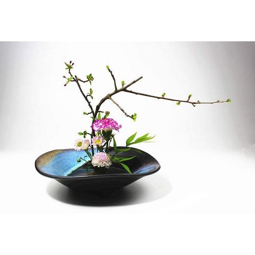 JapanBargain 2298, Japanese Ikebana Kenzan Flower Frog for Flower Arrangements Brass Floral Arranging Pin Needle Holder Made in Japan, 3-1/4" Diameter