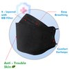 KN FLAX [40Packs KF94 - Face Protective Mask for Adult (Black) [Made in Korea] [40 Individually Packaged] Premium KF94 Certified Face Safety Black Dust Mask for Adult [English Packing]
