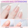 Makartt 50ML Clear Gel Nail Builder for Natural 3D Nail Art - Long-Lasting, Easy to Use