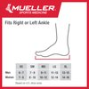 MUELLER Sports Medicine Ankle Support Sleeve, For Men and Women, Black, Medium