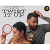 Twist It Up Comb with Gel (Unity Black) - Alternative to Hair Sponges for Black Men Curls and Sponge for Hair, Tennis Racket for Hair Twist Comb