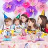 PIXHOTUL Butterfly Centerpieces for Tables - 9 PCS Butterfly Honeycomb Table Centerpieces, 1 PC Butterfly Tablecloth Butterfly Party Decorations for Girl Birthday Baby Shower