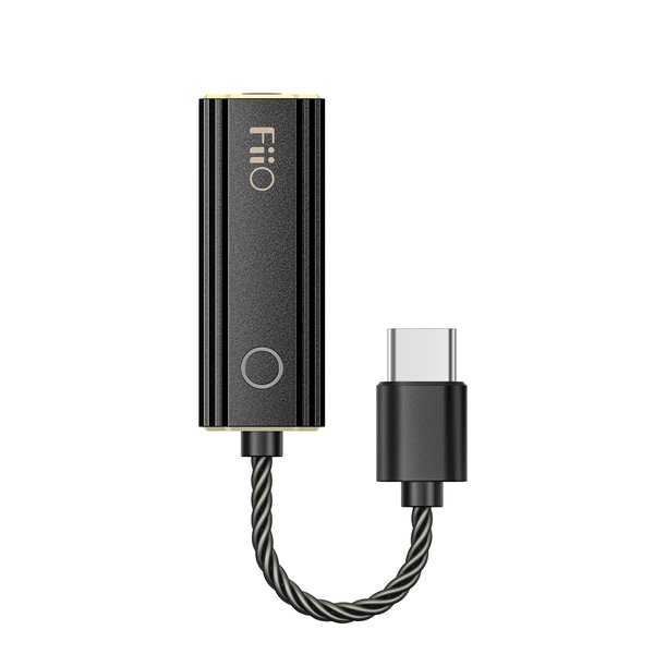FiiO JadeAudio KA1 Headphone Amps Amplifier Tiny USB DAC High Resolution 3.5mm Lossless for Smartphones/PC/Laptops/Players(Type C, Black)