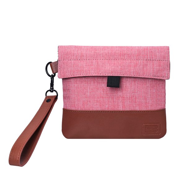 Free Boy Small Smell Proof Bag 6.9 x 6.3inches Smell Proof Pouch, Odor Proof Bag for Storage and Travel,Travel Bags,Money Bag-Pink