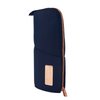 Bdellium Tools Professional Makeup Brush Stand-Up Pouch (Brushes Not Included) (Golden Triangle Blue)