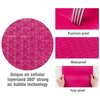 HBlife 50Pcs Bubble Mailers, 4x8 Inches Self Seal Hot Pink Poly Mailers, Padded Envelopes Shipping Bags Packaging for Small Business