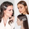 12 Pieces Rhinestone Bridal Hair Clip, Alloy Rhinestone Wedding Hair Pins Crystal Hair Clips, Jewelry Barrette Elegant Hair Accessories for Brides Bridesmaids Flower Girls(Sliver)