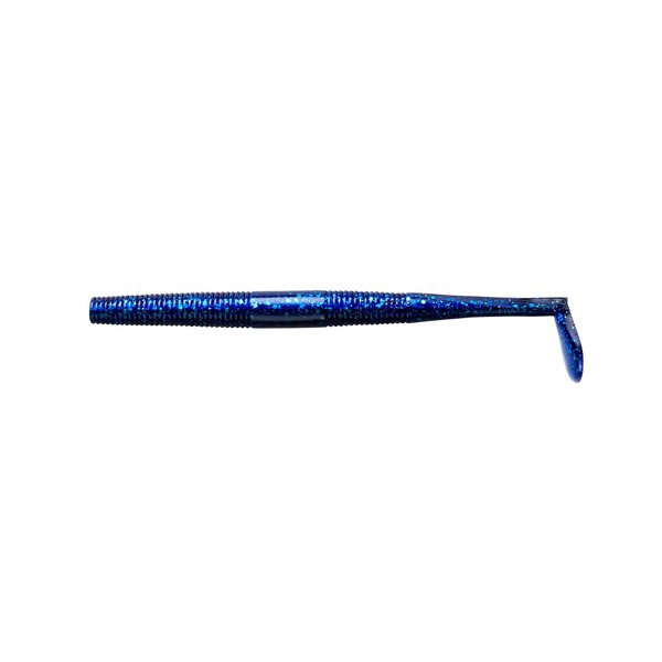 Yum Lures YSMD573 Swim'N Dinger Fishing Bait, Black/Blue Laminate, 5"