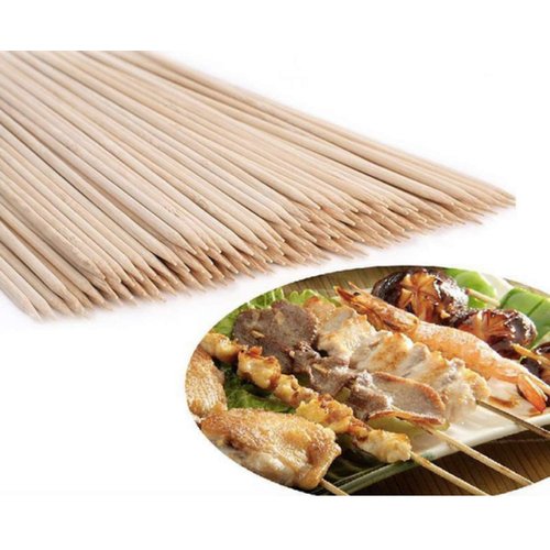 Bamboo Skewers Eco-Friendly Natural Bamboo Sticks Barbecue BBQ Party Special Dinner Skewers Recipes Christmas Holiday 144pcs/set 12" Long