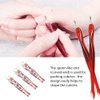 LUXXII (6 Pack) Practical Nail Art Tools Pedicure Cuticle Trimmer Remover Pusher Dead Skin Callus Removal Fork Brown (B)