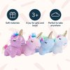 PixieCrush Unicorn Stuffed Animals with Babies Inside - 5-Piece Set of Mommy and Baby Unicorn Plush for Imaginative Play - Soft Cuddly Companion for Kids - Stuffed Animals for Girls Ages 3 to 8 Years