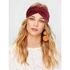 Wecoe Headbands for Women, 6pcs Fashion Knotted Headbands Wide Elastic Thick Turban Headbands for Wigs African Hair Head Wrap Sweat Headbands Workout Hair Bands Gym Hair Accessories For Women(Set B)