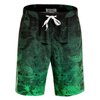 APTRO Men's Swim Trunks Quick Dry Bathing Suit 9" Big & Tall Palm Swimsuit HWP023 Green L