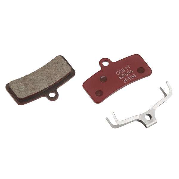 Semi-Metallic, TRP 4-Piston Sintered Metallic Pads, One Pair for one Wheel, Compatible with All TRP 4-Piston Brakes. Caliper Spring Included.