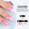 Morovan Acrylic Nail Kit - Acrylic Powder and Professional Acrylic Liquid set for Acrylic Nails Extension for Beginner DIY at Home 3 Colors