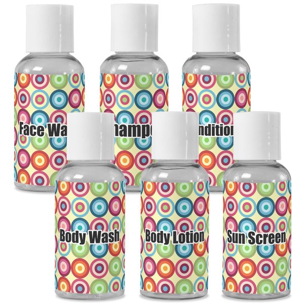 YouCustomizeIt Personalized Retro Circles Travel Bottles