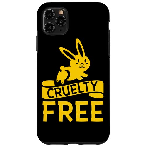 iPhone 11 Pro Max Cruelty Free Vegan Activism Vegetarian Animal Bunny Lover Case