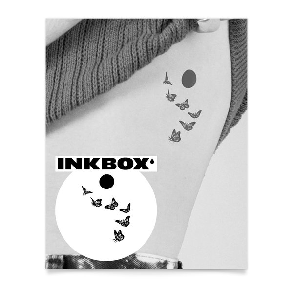 Inkbox Temporary Tattoos, Semi-Permanent Tattoo, One Premium Easy Long Lasting, Water-Resistant Temp Tattoo with For Now Ink - Lasts 1-2 Weeks (Butterfly Sun)